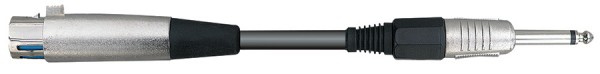 Signálový kabel XLR ona / Jack 6,3 nesymetrický 10 m