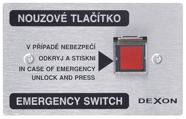 ES 100 nouzové tlačítko 